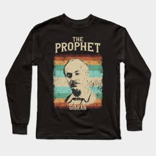 Retro Vintage Kahlil Gibran Long Sleeve T-Shirt